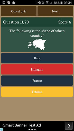 Europe Quiz Free screenshot 7