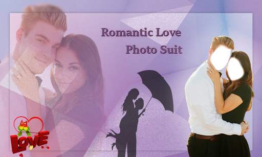 Romantic love couple Photo suit screenshot 1