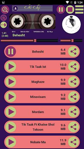 تمام آهنگ های تیک تاک screenshot 1