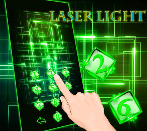 Green Laser Light Theme screenshot 4
