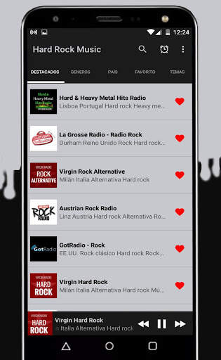 Hard rock music screenshot 4