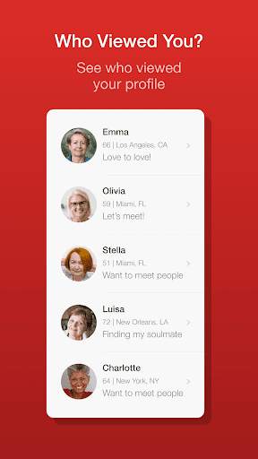 Dating for Seniors App - Meet Mature Singles скриншот 5