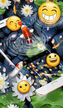 Live 3D Koi Fish Keyboard Theme screenshot 4
