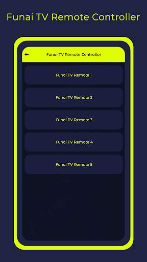 Remote Controller For Funai TV screenshot 1