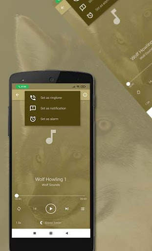Wolf Sounds - Wolves Howling Ringtone screenshot 6