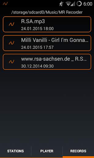 MR Recorder - Radio Streaming screenshot 3