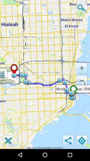 Map of Miami offline screenshot 5