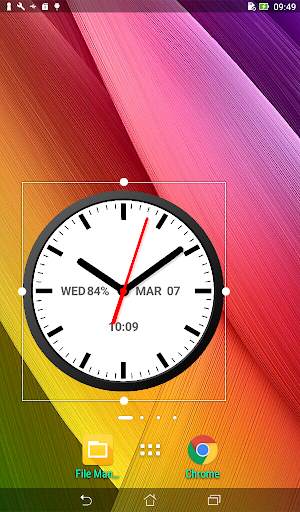 Analog Clock Widget-7 скриншот 4