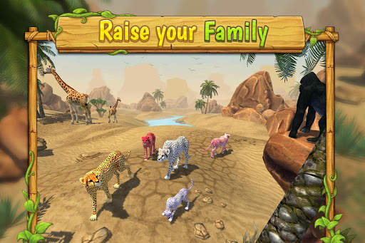 Cheetah Family Animal Sim screenshot 1