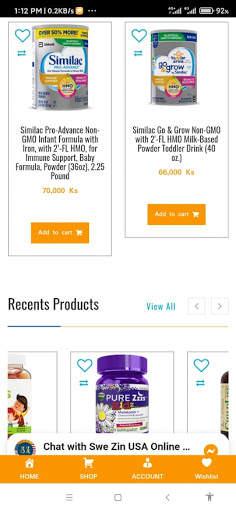 SWE ZIN USA SHOP screenshot 7