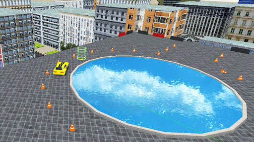 Rooftop Car Stunts screenshot 5