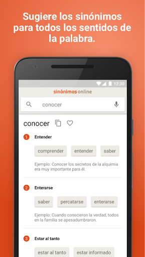 Diccionario Sinónimos Offline screenshot 2