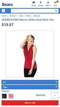 Sears Canada screenshot 2