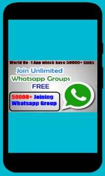 Joining Links Whatsapp Groups 50000  screenshot 2