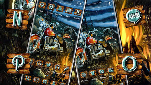 Bike Nightout Launcher Theme screenshot 3