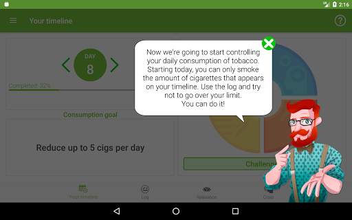 Stop Tobacco Mobile Trainer. Q screenshot 8