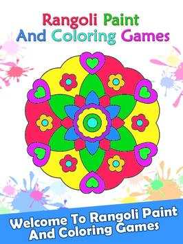 Rangoli Paint And Coloring Games screenshot 2