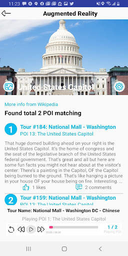 UCPlaces, the tour guide app. screenshot 6