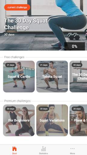 The Squat Challenge - 30 Day Workout Program screenshot 1