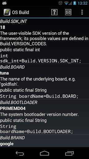 OS Build in Android screenshot 4