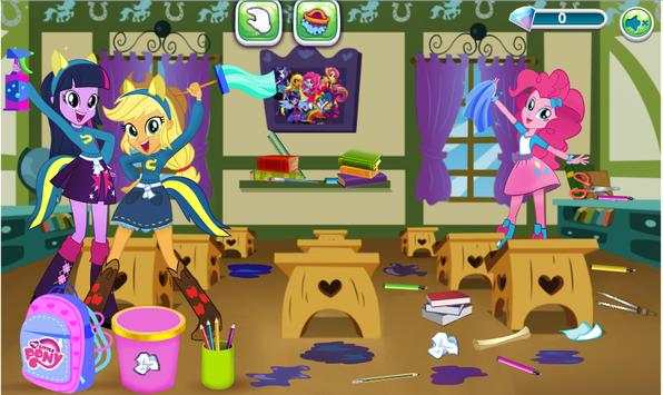 Equestria Girls Classroom Cleaning screenshot 2
