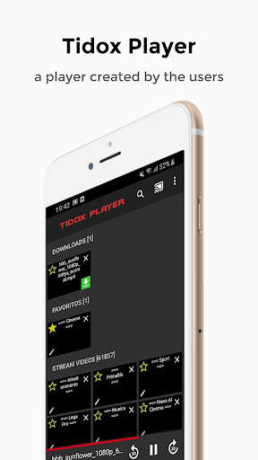 Tidox Player - Fast and Easy 1 تصوير الشاشة