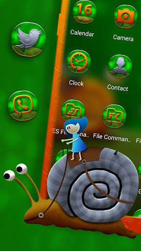 Snail Launcher Theme screenshot 2