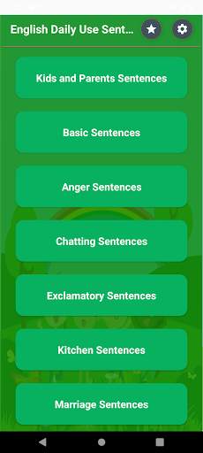 English Daily Use Sentences screenshot 2