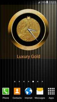 Luxury Clock Gold 6 تصوير الشاشة