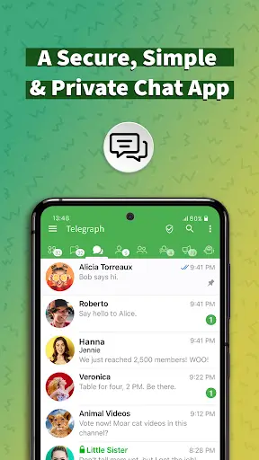 Graph Messenger 1 تصوير الشاشة