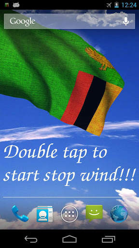 Zambia Flag Live Wallpaper screenshot 1