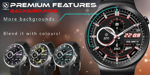 Racing Watch Face & Clock Widget screenshot 8