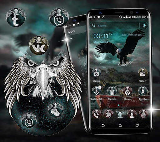 Fantasy Eagle Launcher Theme 3 تصوير الشاشة