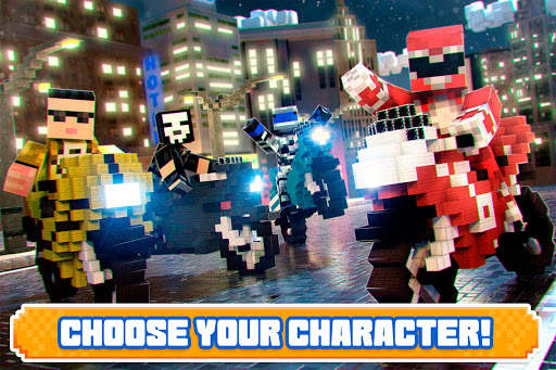 Blocky Superbikes Race Game screenshot 5