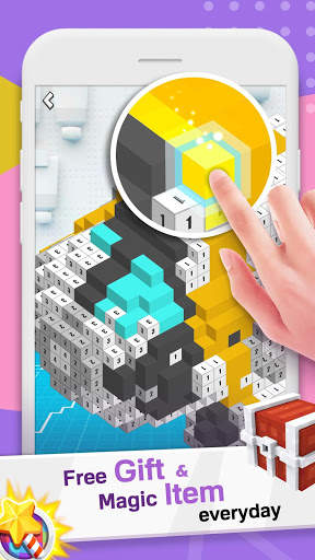 Voxel Doodle - Color By Number 3D screenshot 4