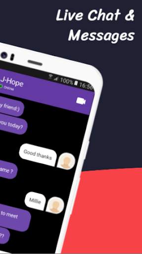 BTS Video Call and live Chat ☎️ ☎️ BTS Messenger screenshot 2