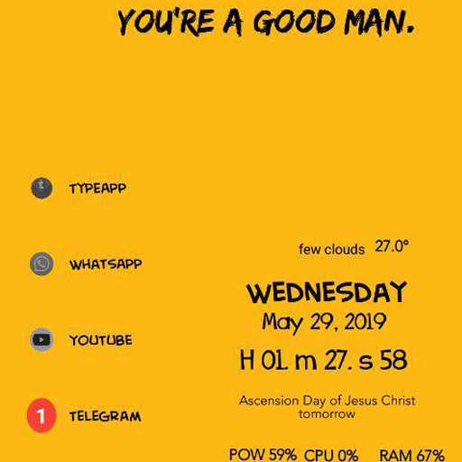 Good Man for Total Launcher icon