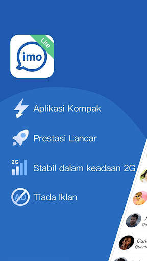 imo Lite -video calls and chat screenshot 1