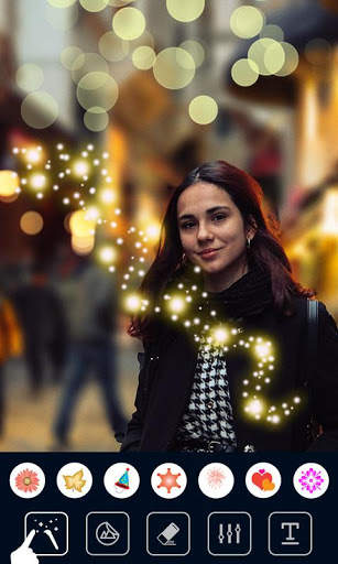 Photo glitter light effects: Glitter photo editor screenshot 1