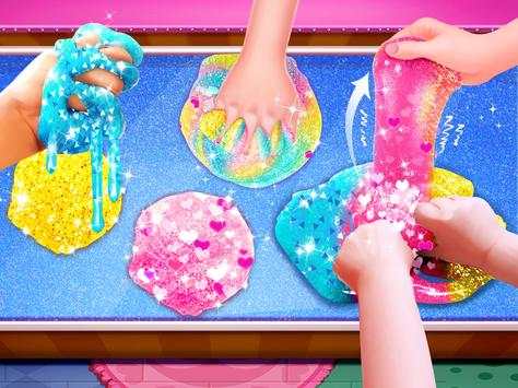Unicorn Glitter Slime - Fluffy Slime Maker screenshot 2