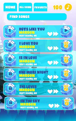 Maroon Piano Tiles Game 2019: Music Challenges screenshot 2
