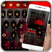 Black Metal Keyboard Theme 10001001