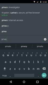 Krypton Anonymous Browser screenshot 2