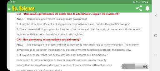 Social Science Class 10 Mobile App* screenshot 11