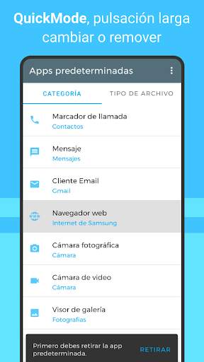 Gestor apps predefinidas Lite screenshot 3