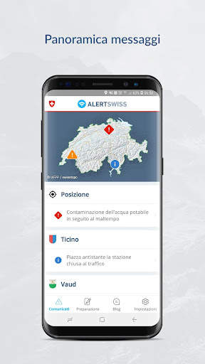 Alertswiss screenshot 1