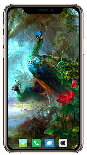 Peacock HD Wallpaper screenshot 1