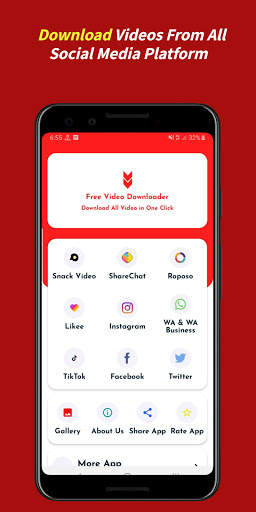 Free Video Downloader-Video Downloader App screenshot 1