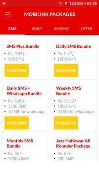 Mobilink Packages 2018 screenshot 2