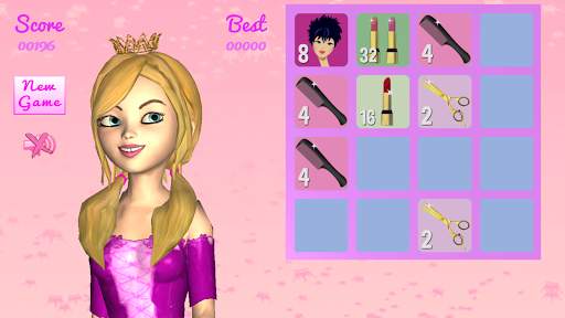 Puteri Angela 2048 Permainan screenshot 1